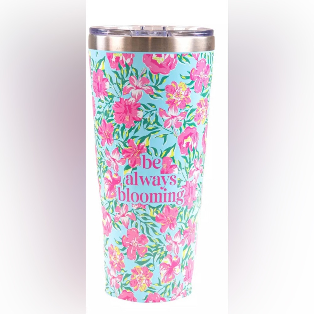 NWT- “Always Be Blooming” 20 Oz. Tumbler by Simply Southern